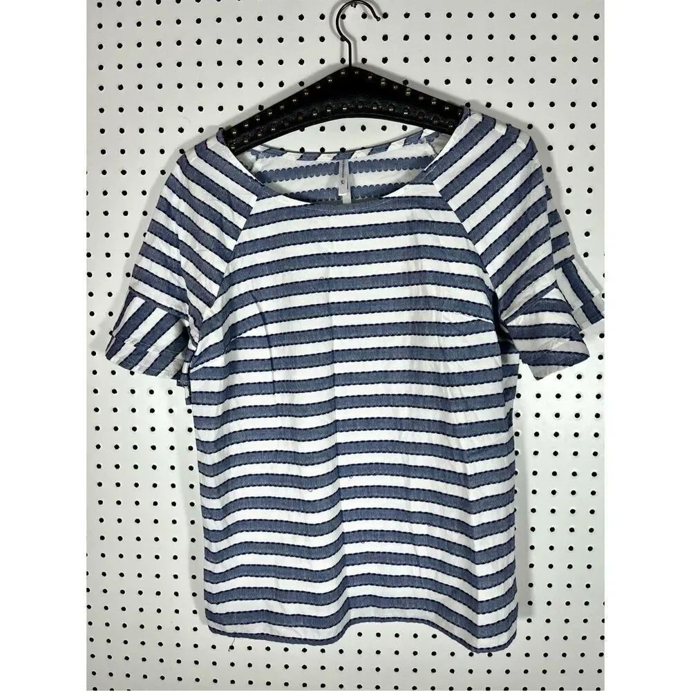 Southern Tide striped printed shirt size S